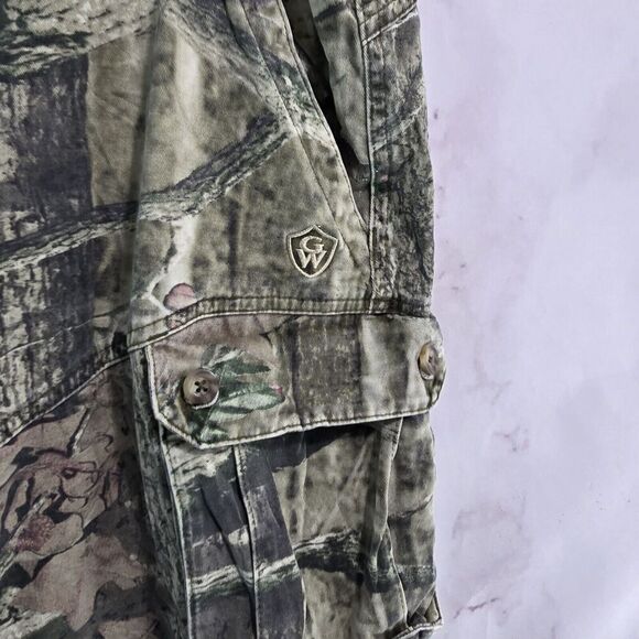 Game Winner Pants Mens XL X 30 Camo Hunting Break Up Infinity Oak Woodland - Picture 13 of 16